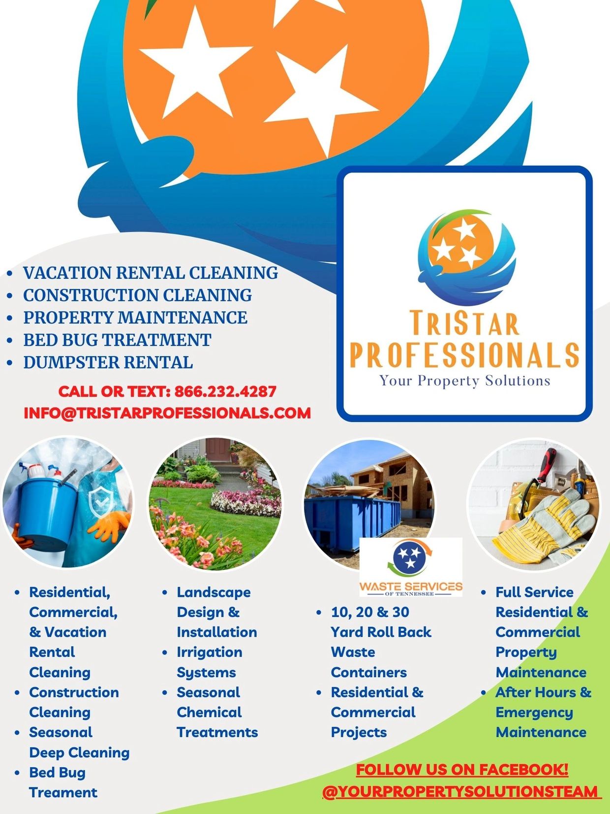 TriStar Professionals Cleaning Services Pigeon Tennessee